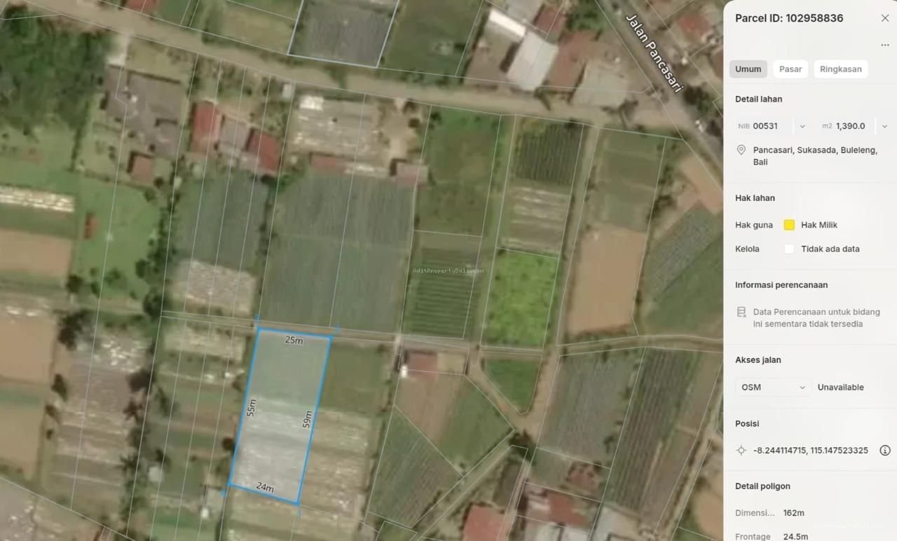 Tanah bedugul tabanan