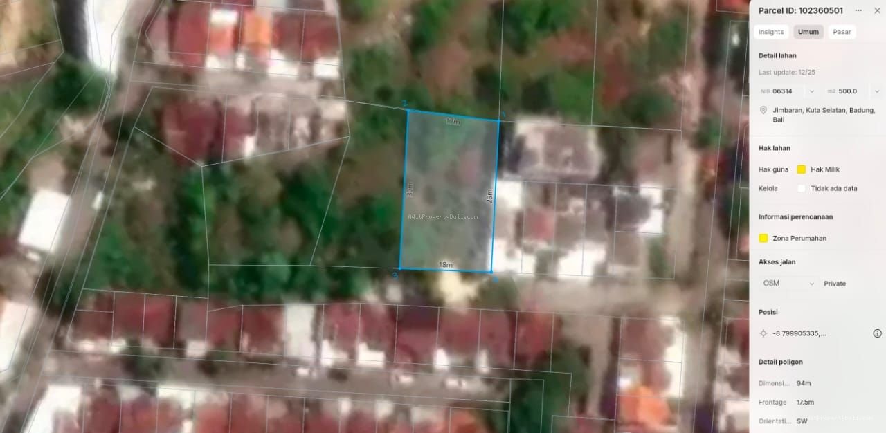 Tanah gong suling jimbaran