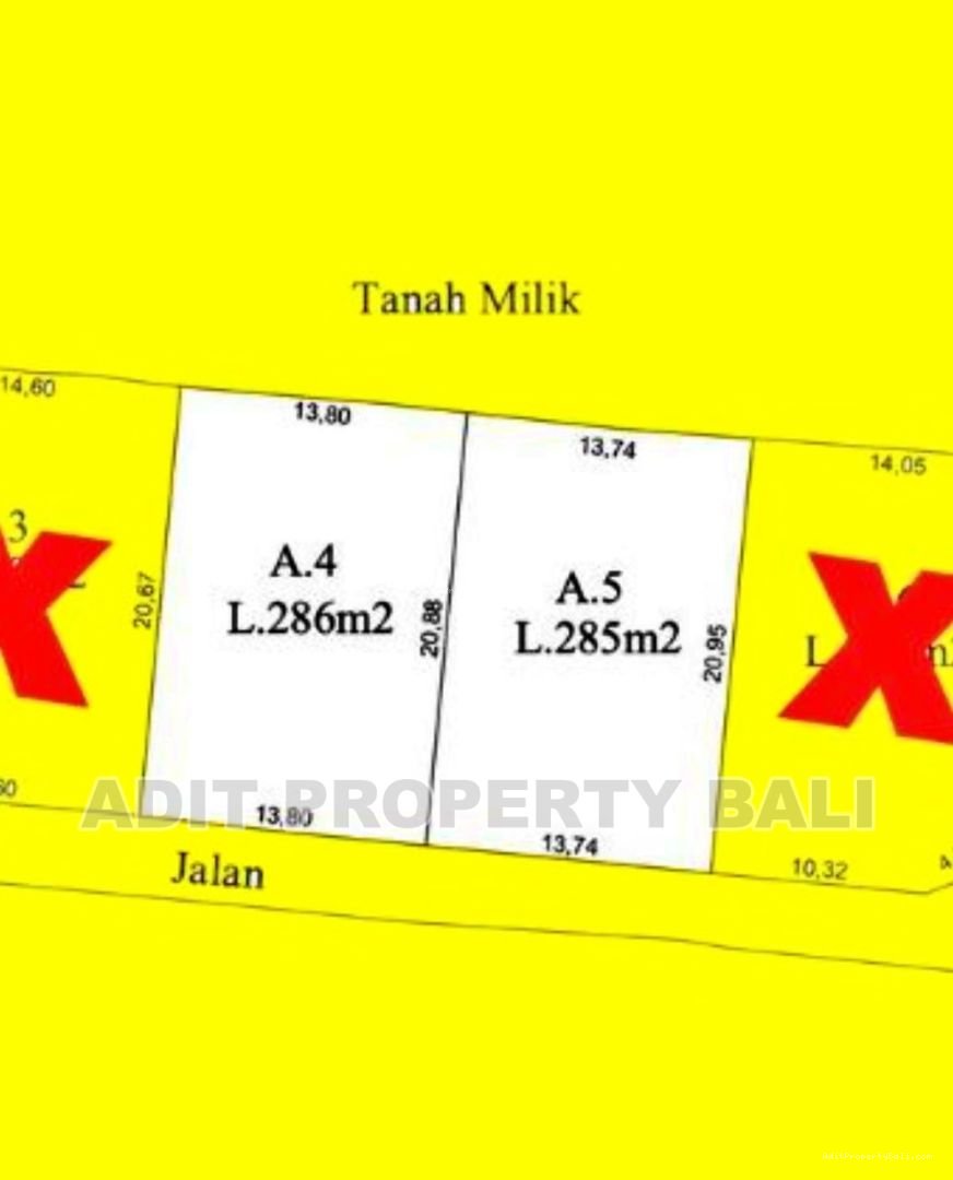 Tanah kavling bidadari seminyak