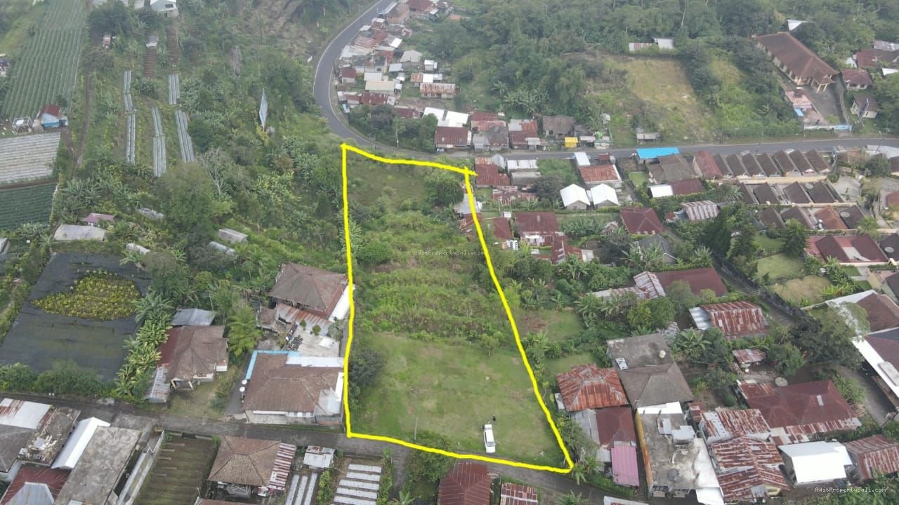 Tanah full view danau beratan bedugul