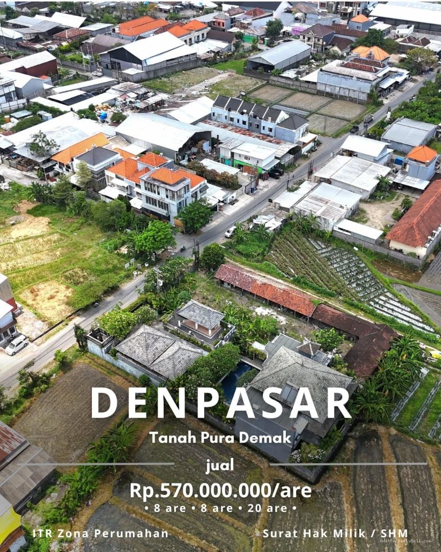Tanah murah pura demak denpasar