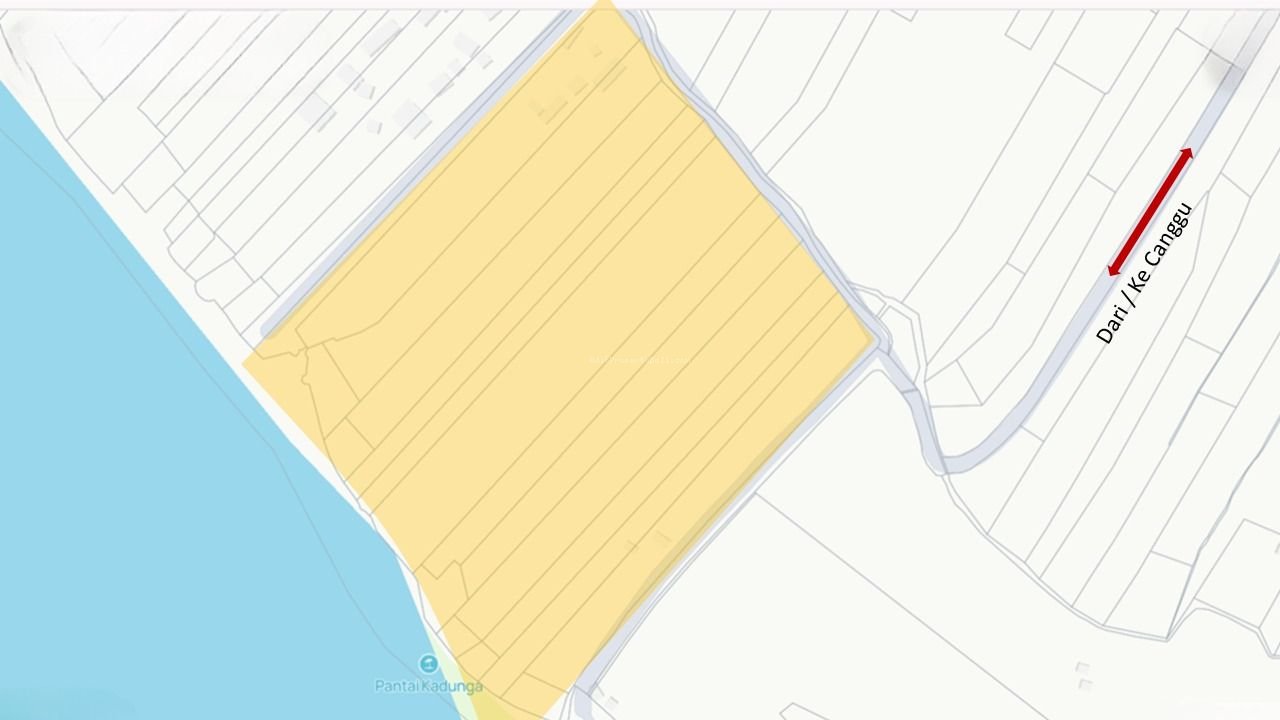 Tanah beach front Pantai kedungu tabanan