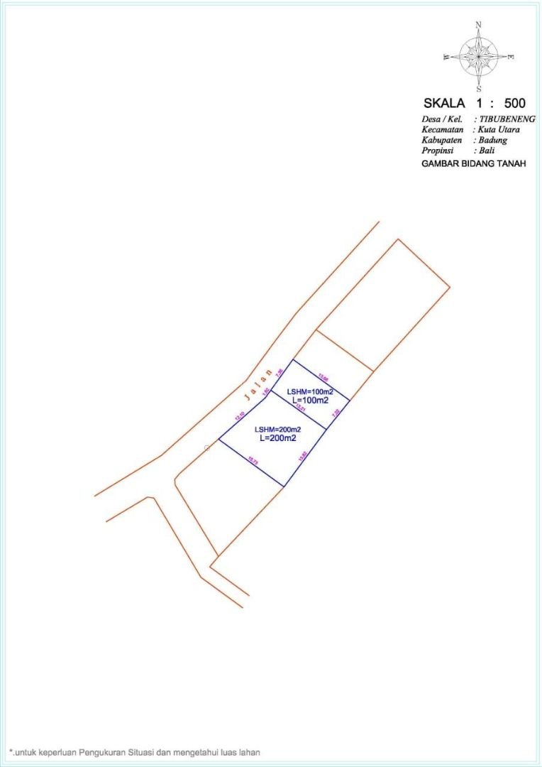 Tanah premium padonan canggu