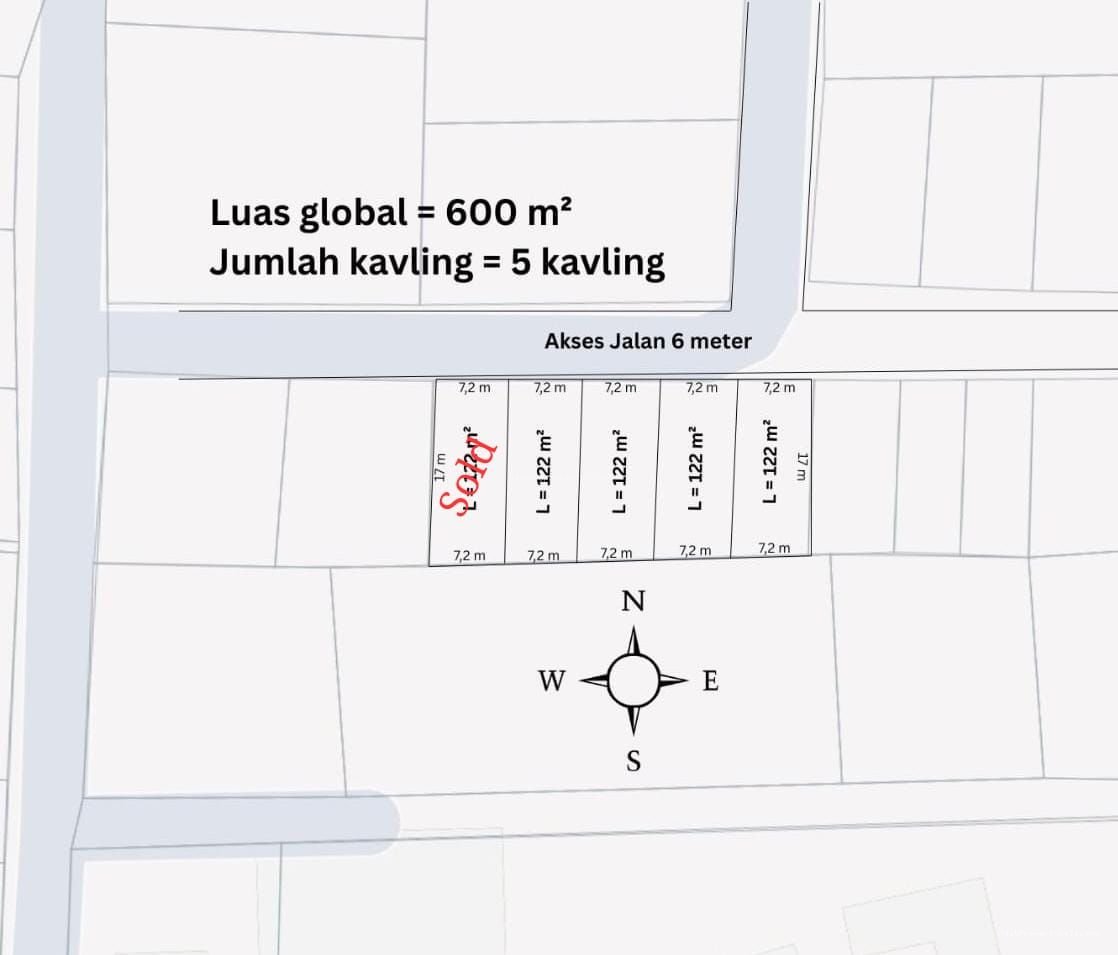 Tanah Taman griya jimbaran