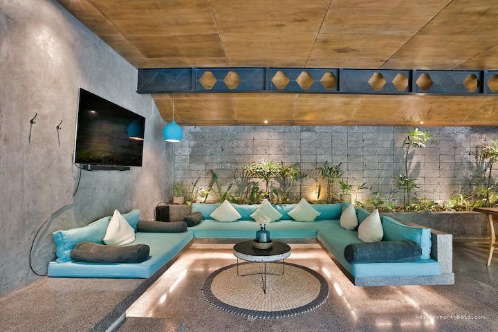 Villa modern pantai nelayan canggu