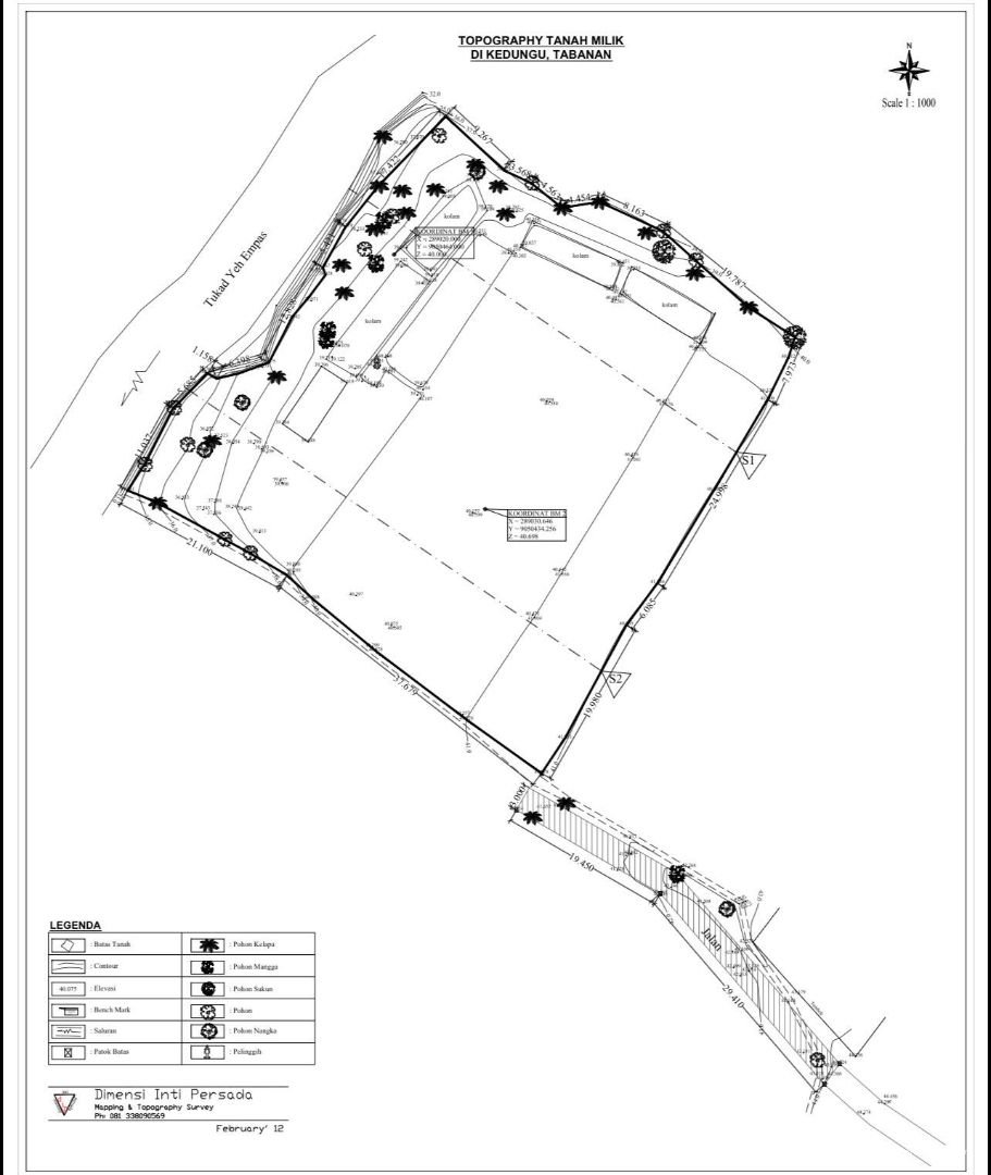 Tanah Los Sungai Kedungu Kediri Tabanan Bali