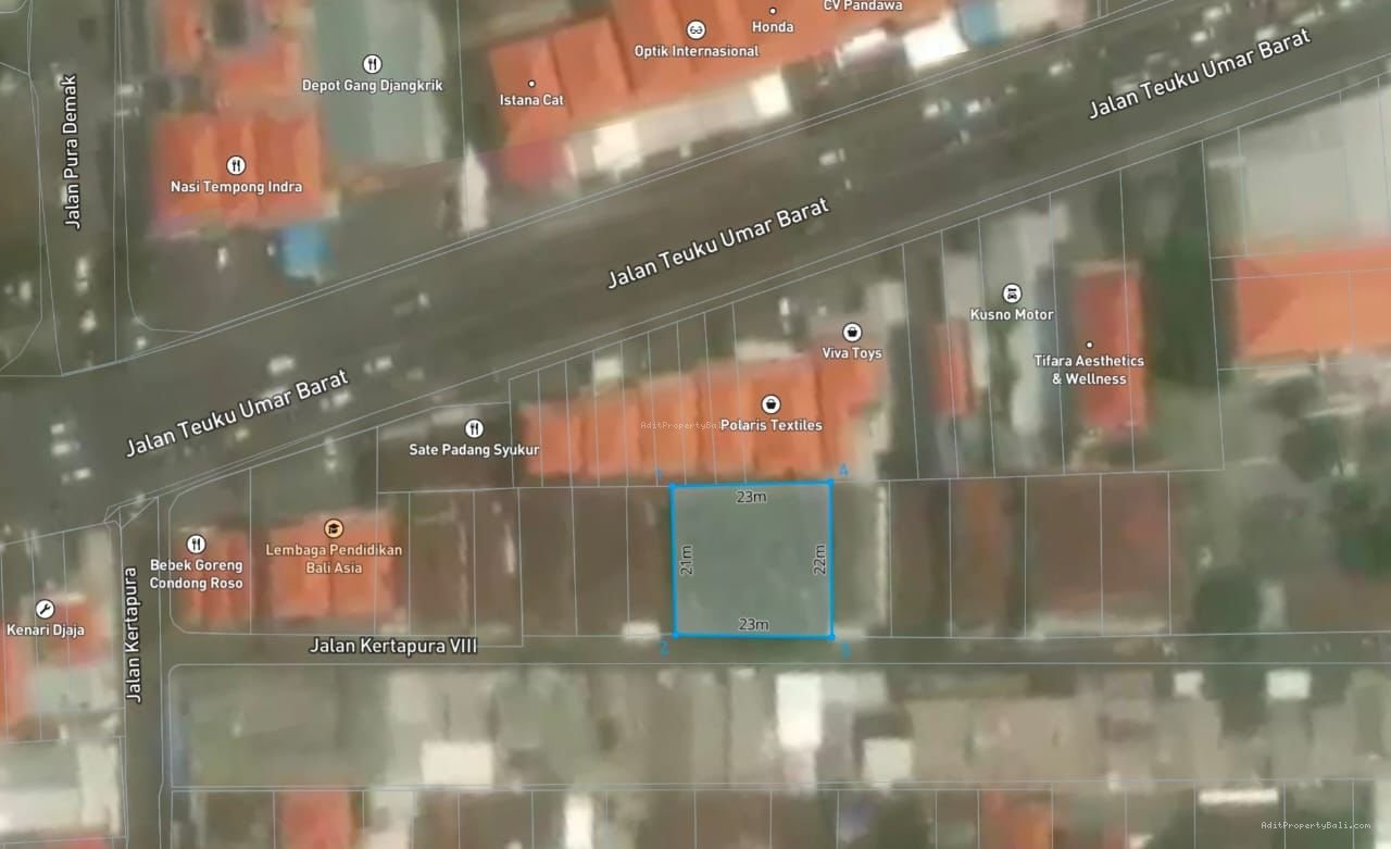 Tanah Kertapura Pemecutan Kelod Denpasar Barat