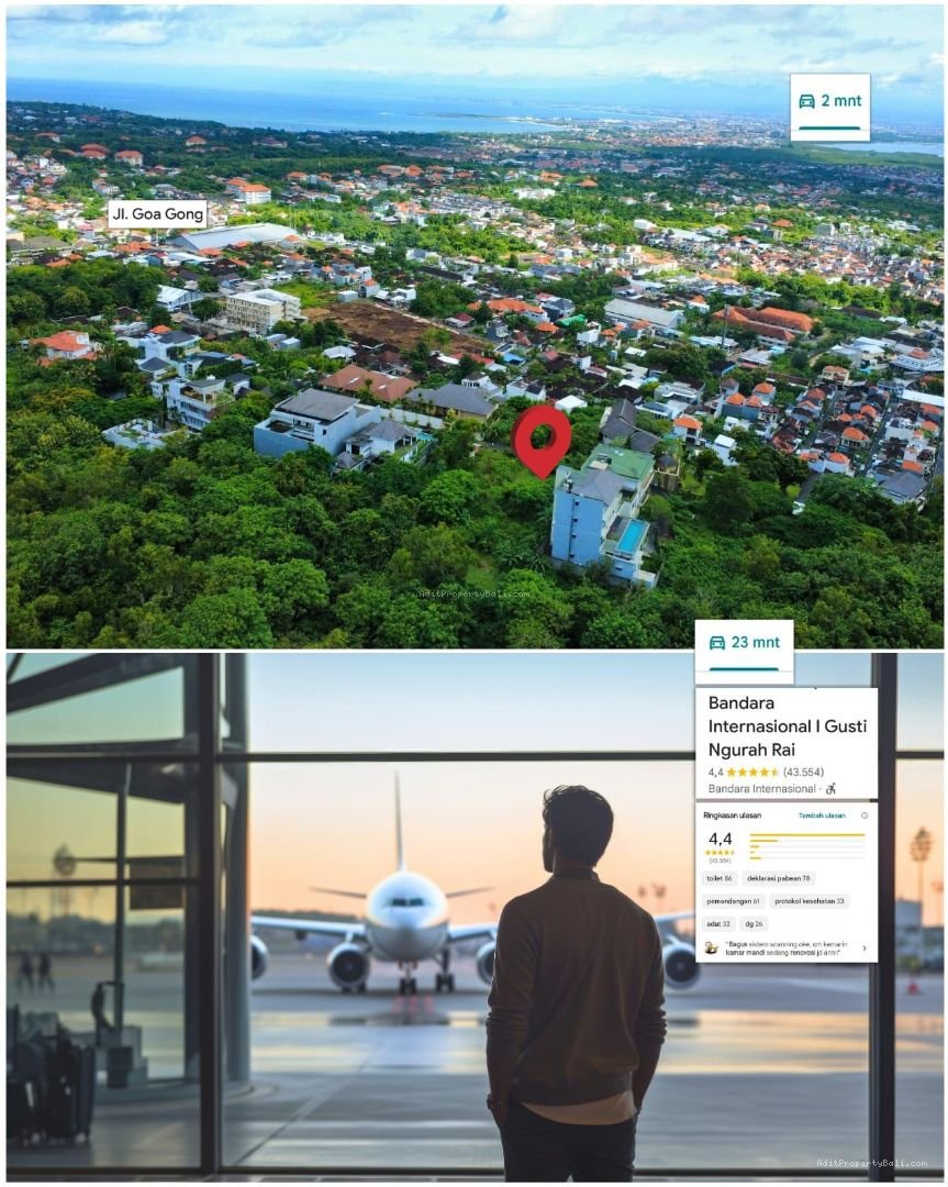 Tanah Unblock View Tiara Nusa Goa Gong Jimbaran Badung