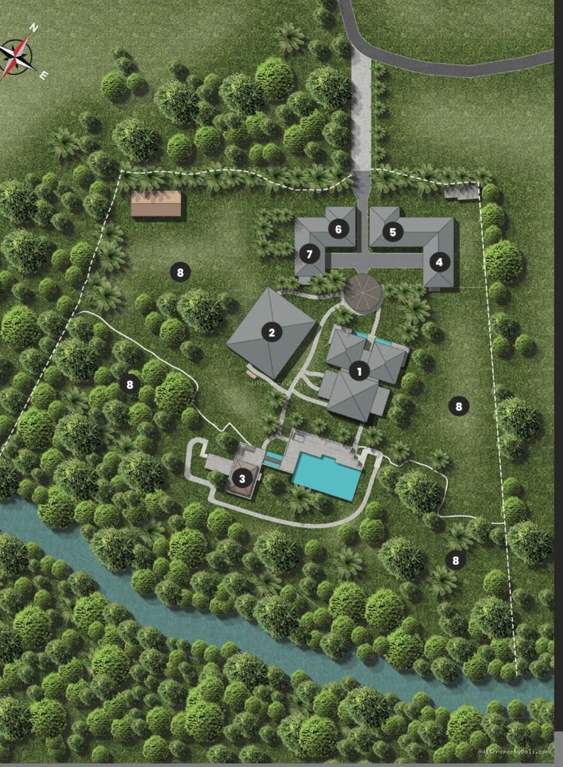 Villa Riverside Kaba Kaba Kediri Tabanan