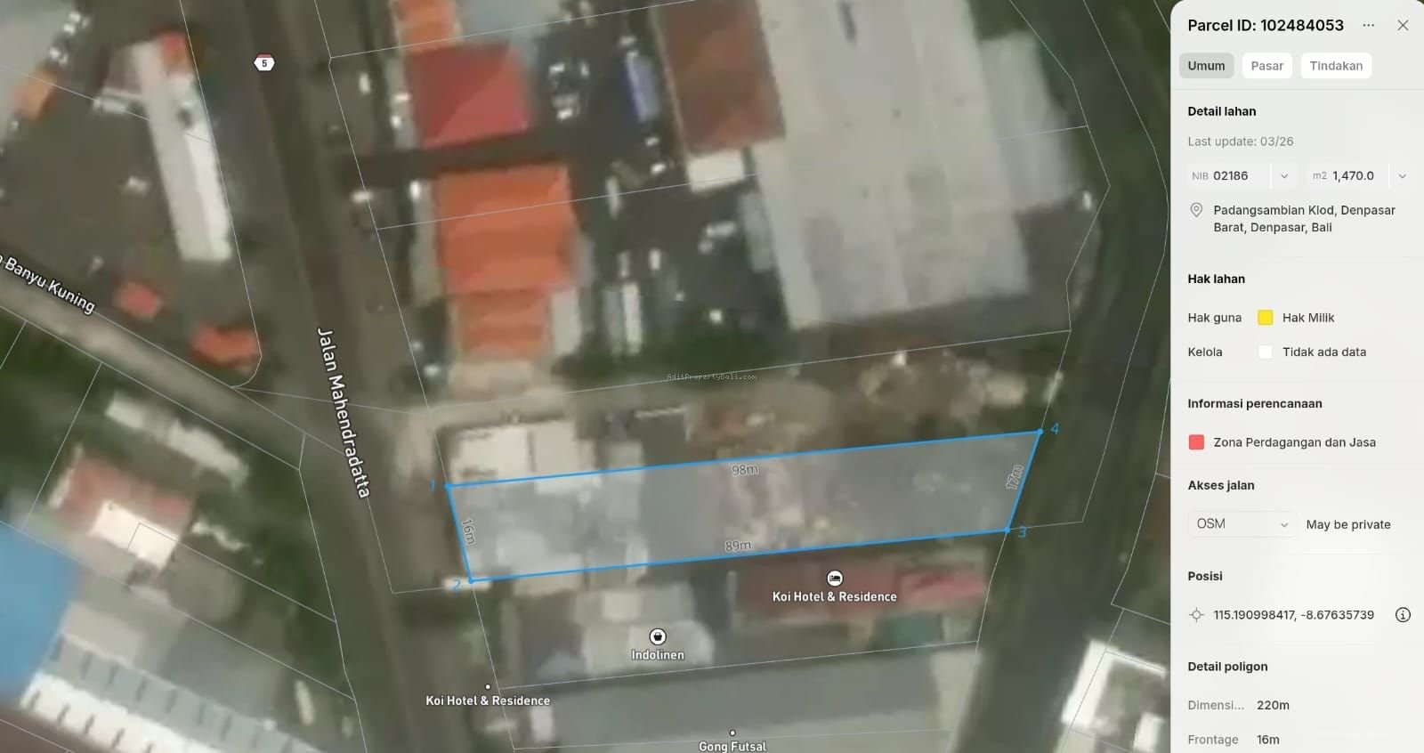 Tanah Raya Mahendradata Denpasar Bali