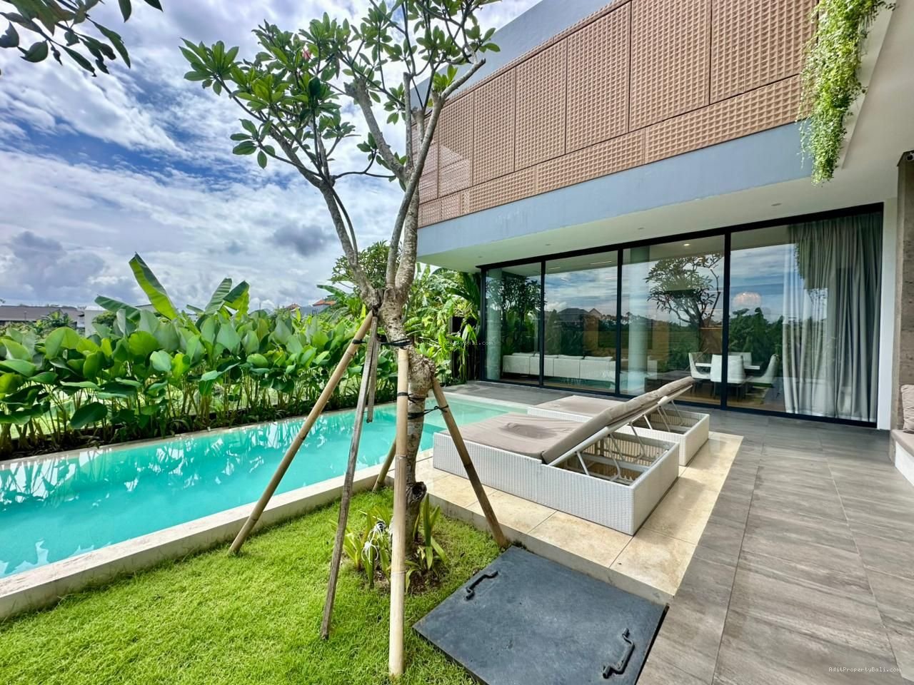 Villa view sawah berawa canggu bali