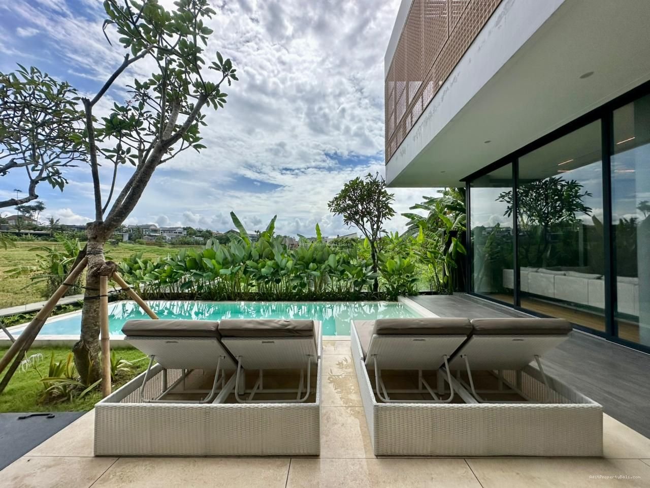 Villa view sawah berawa canggu bali