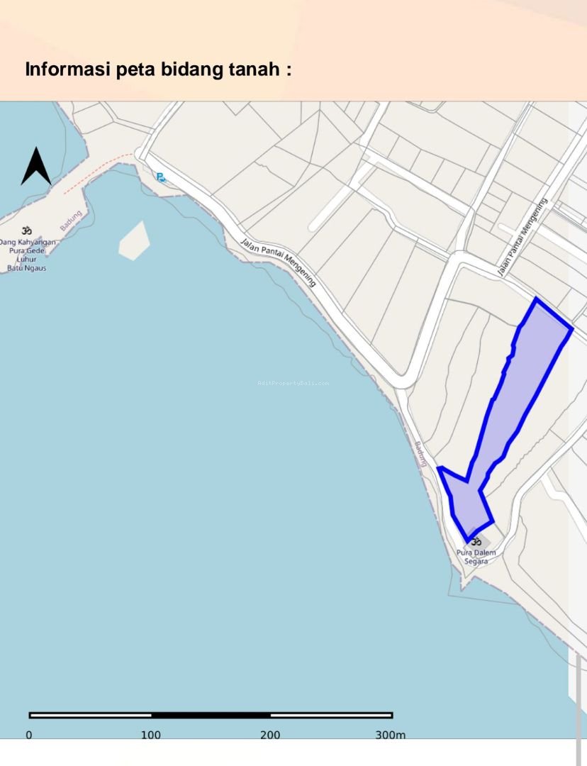 Tanah Beachfront Pantai Cemagi Badung Bali
