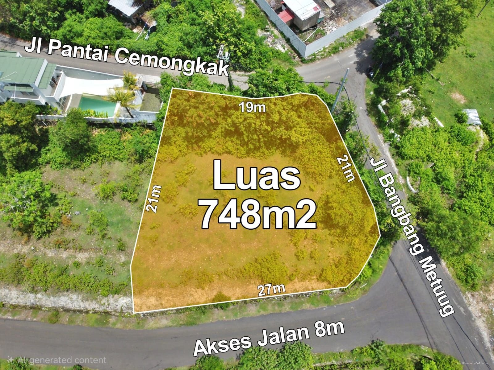 Tanah Ocean View Pantai Cemongkak Pecatu Bali