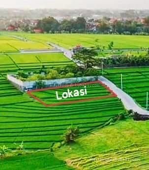Tanah view sawah pantai nyanyi tabanan